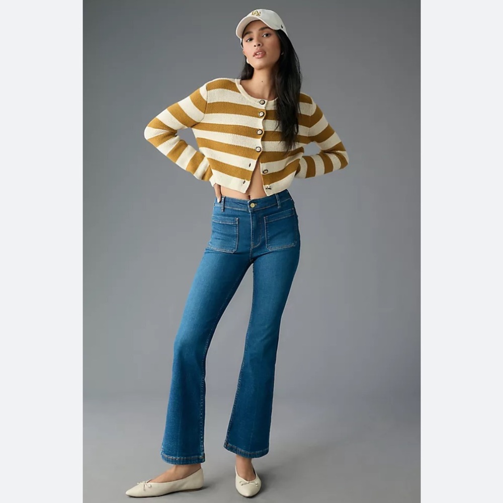 Anthropologie Pilcro Blue Flared Jeans